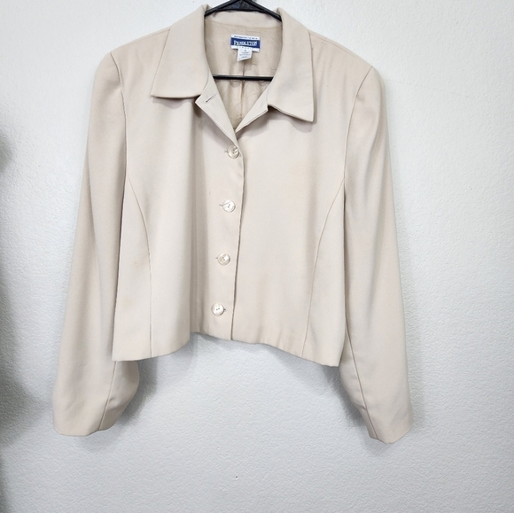 Pendleton Khaki Button Up Blazer Jacket Size 18 - Picture 2 of 10